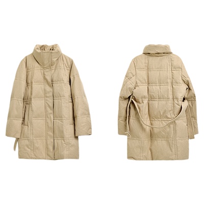 中长款冬季90鸭绒羽绒服保暖女装