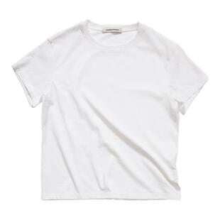 CountryMoment云朵棉触感纯色T恤女夏cleanfit纯棉宽松百搭短袖男