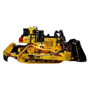 KGBOX乐高机械组系列42131推土机LED灯饰灯光积木玩具透明展示盒