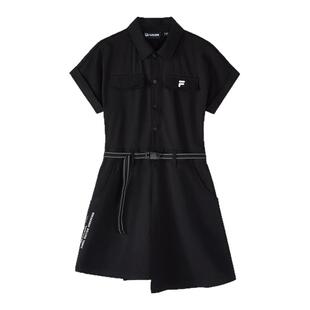 Fila/斐乐夏季新款女士休闲时尚运动宽松梭织连体裤T11W326701I