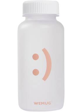 WEMUG 550ml随身杯笑脸冷萃杯随手杯牛奶塑料便携水杯男女生礼物