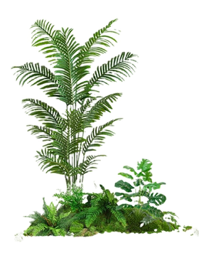 仿真植物造景阳台景观布置