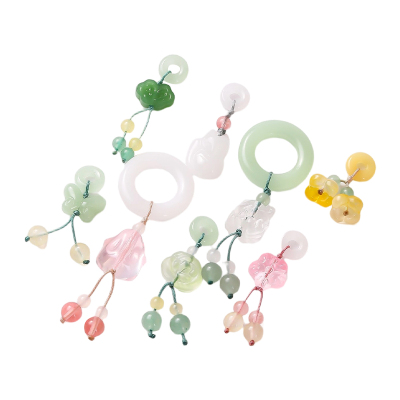 琉璃跑环配饰手串大小孔径隔珠