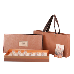 原创西洋参礼盒包装盒花旗参片礼品盒空盒子专用瓶子定制批发纸盒