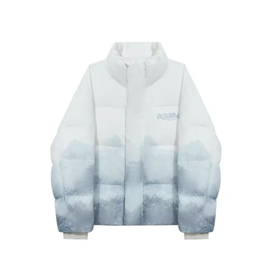 狐轩男装秋冬新品短款立领羽绒服