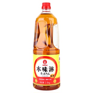山乐本味淋2kg 日式寿司烧鸟汁去腥调料寿喜锅汁调味料酒味淋商用
