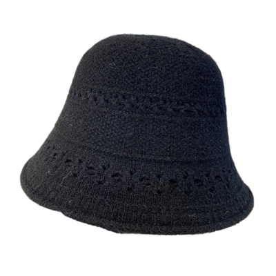 日系小众双面戴针织渔夫帽女秋冬