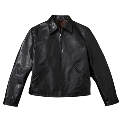 全植马皮机车直拉701夹克1930S