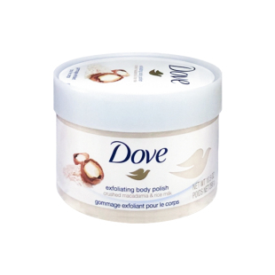 德国Dove/多芬坚果米浆风味牛奶冰淇淋身体磨砂膏去角质225ml保税