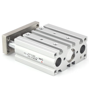 SMC带导杆三轴三杆气缸MGPL/MGPM12/16/20/25/32/40/50/63-10X20Z