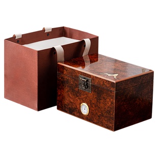 高档木盒散茶包装盒空礼盒通用白毫银针白茶陈皮茶叶礼盒装空盒子