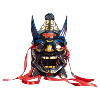 傩戏面具恐怖烁魅万圣节树脂面具
