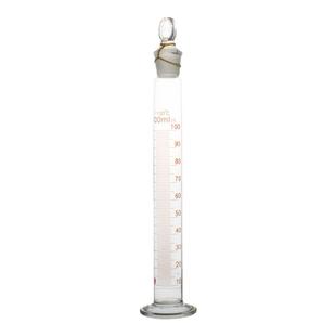 具塞量筒 玻璃量筒100ml 玻璃塞量筒 带盖子 Graduated Cylinder With Stopper