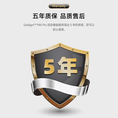 Solidigm 英特尔&海力士2T 笔记本SSD固态硬盘M.2 P44pro 兼