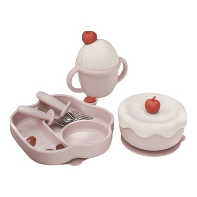 宝宝辅食碗盘开荤礼物周岁餐盘