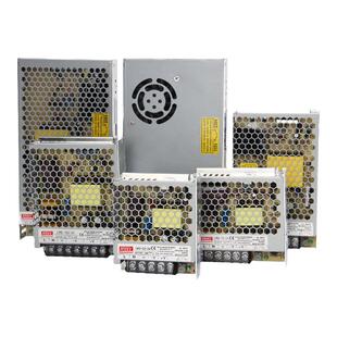明纬LRS开关电源220转24V15A直流12V3a120/150/200明伟变压器350W