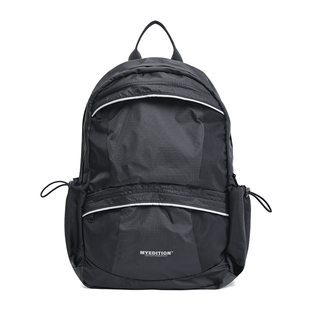 MYEDITION双肩包潮牌简约机能反光背包大容量登山包学生电脑书包