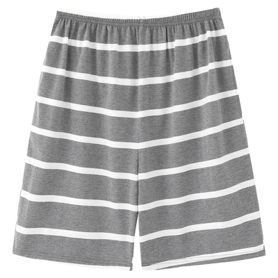 舒适透气男士睡裤短裤纯棉大码