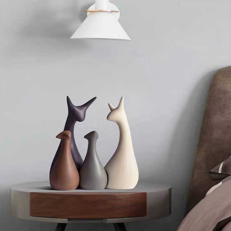 轻奢高档装饰品书架摆件客厅电视柜茶几高端大气上档次酒柜直播间