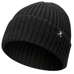 卡尔美帽子男士冬季防风防寒保暖针织帽女休闲时尚冷帽跑步运动帽