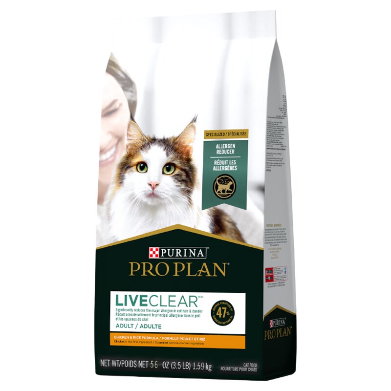 冠能LiveClear畅抚成猫粮进口猫粮减缓猫毛过敏减少过敏原1.59kg