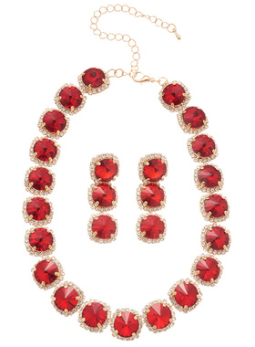 「红红火火」新年红钻项链