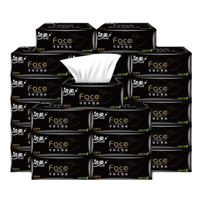 洁柔抽纸face110抽18包整箱无香