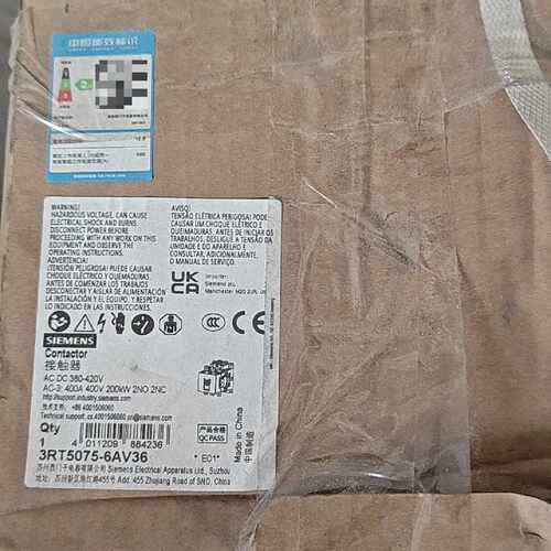 【议价-可维修】  3RT5075-6AV36 接触器 /均有货