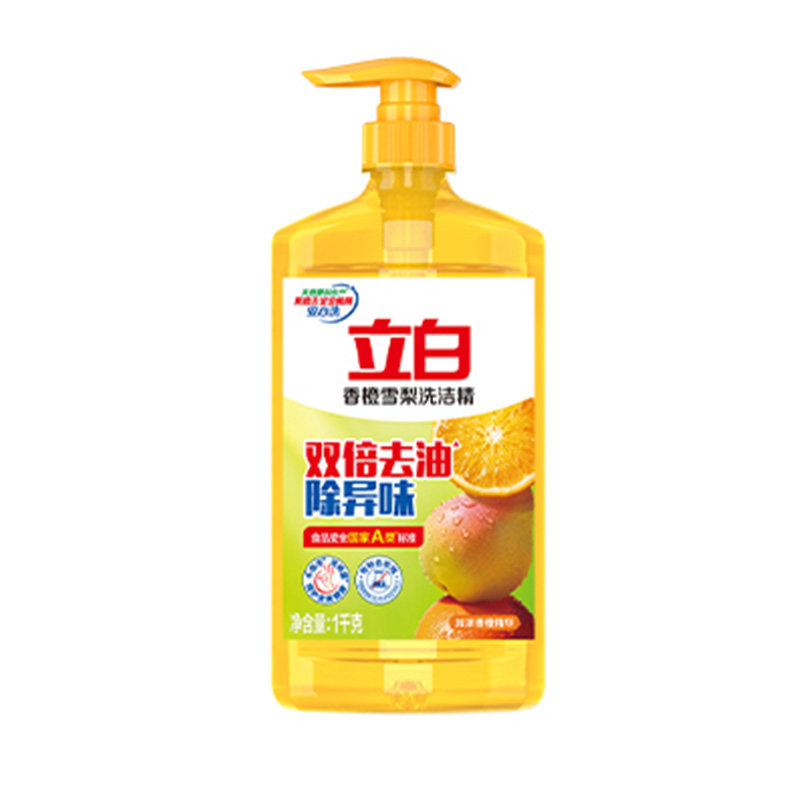 立白洗洁精双倍去油除异味除菌