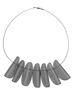 sdeer个性网状choker锁骨链