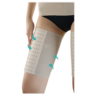 瘦腿神器大腿吸脂束缚带压力瘦腿塑身裤强压收侧赘肉绑带根部塑形