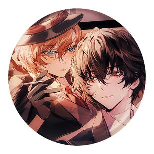 文豪野犬周边太宰治吧唧中原中也谷美果戈里卡片西格玛挂件礼物