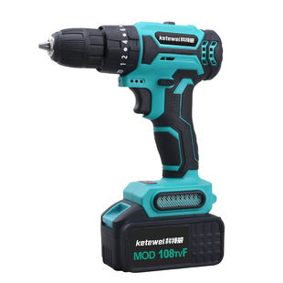 科特威手枪充电冲击钻锂电池转电动螺丝刀批起子式无刷家用多功能