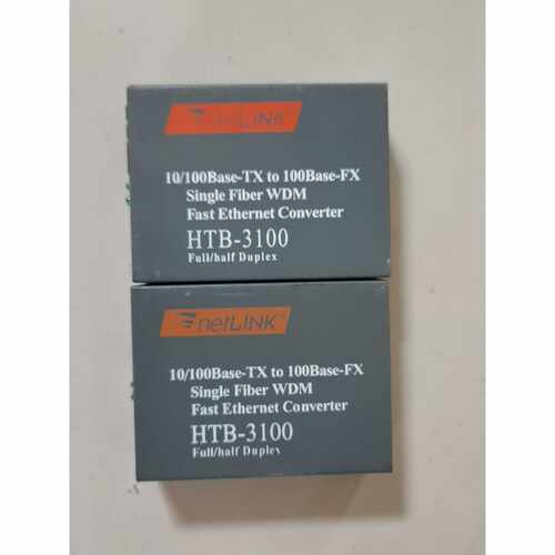 议价百兆光纤发器HTB3100AB百兆单模单纤发器光端机可维修