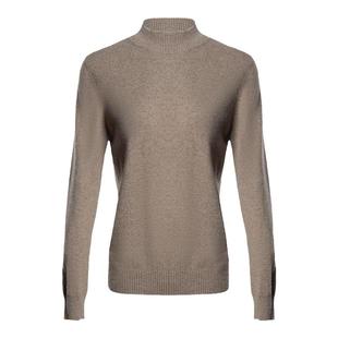 鹿王羊绒衫女士半高领平针纯色套头轻薄百搭打底针织衫秋冬新款