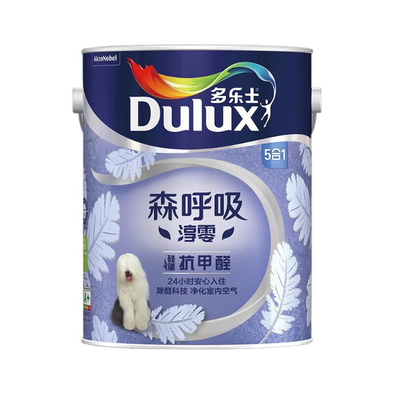 多乐士乳胶漆森呼吸淳零硅藻抗甲醛墙漆面漆家用室内环保油漆涂料