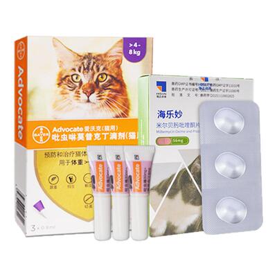 猫咪驱虫药爱沃克海乐妙内外同驱