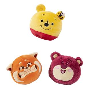 正版迪士尼草莓熊跳跳球毛绒玩具米妮玩偶录音娃娃儿童节生日礼物