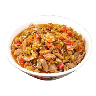 酸辣鸡杂拌饭菜酸豆角湖南特产剁椒辣椒酱下饭菜香辣拌饭酱瓶装