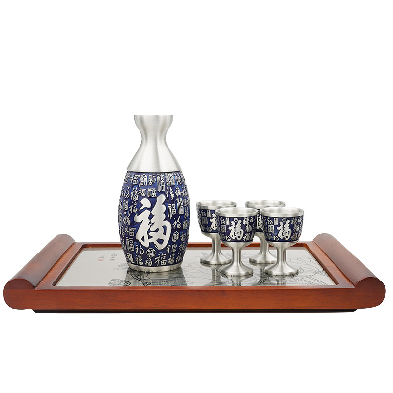 纯锡手工酒具套装可定制LOGO