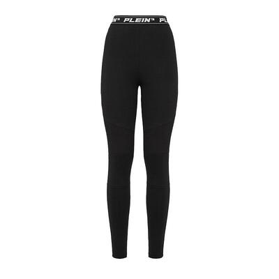PHILIPP PLEIN 女士骑行运动紧身裤