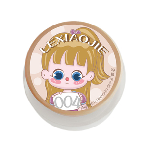 乐小姐大头娃娃04号乳白蛋清白透白色光疗罐装指甲油胶美甲店专用