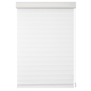 美尔耐7.5CM宽景香格里拉帘窗帘遮光免打孔卧室客厅百叶智能电动