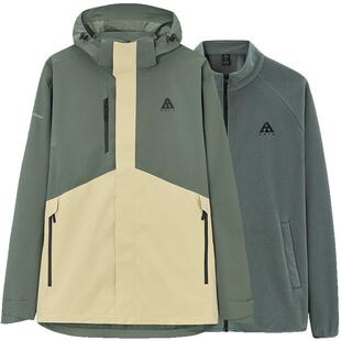 【王一博同款】安踏水壳冲锋衣丨三合一冲锋衣男秋冬季保暖外套