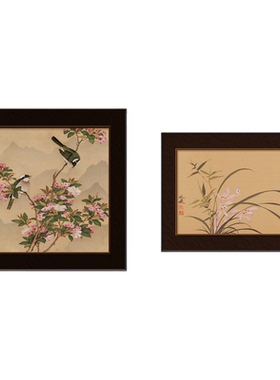 宋代美学卧室床头装饰画