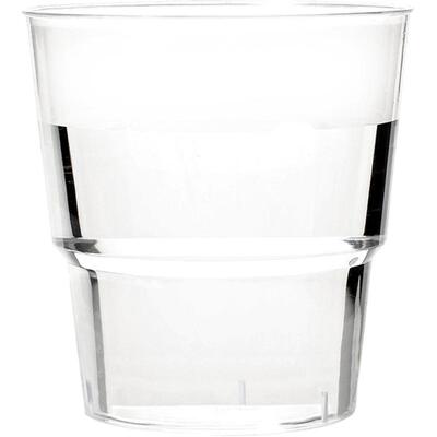 喇叭花加厚透明水晶航空杯定制