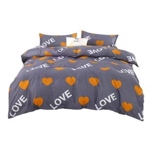 A类母婴被套加厚斜纹磨毛非100%纯棉全棉四件套单双人宿舍三件套