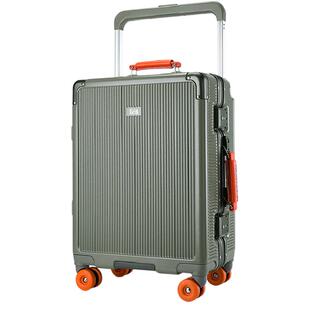 铝框宽拉杆行李箱女生学生党拉杆箱子20寸男生旅行箱包24寸可坐人