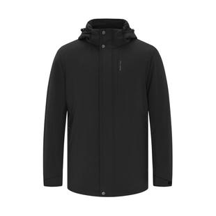 【白鹅绒】emz鄂尔多斯冬季男士加厚保暖休闲商务带帽羽绒服外套