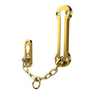 门链锁入户门不锈钢防盗链房门免打孔安全锁酒店宾馆门内反锁卡扣